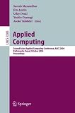 Applied Computing: Second Asian Applied Computing Conference, AACC 2004, Kathmandu, Nepal, October 29-31, 2004. Proceedings (Lecture Notes in Computer Science)