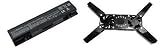 Extended Performance Replacement Battery for select Dell Laptop / Notebook / Compatible with DELL 1735, 12-0711, 312-0712, 312-0708, KM973, KM974, KM976, KM978, MT335, MT342, PW823, PW824, PW835, RM791, RM868, RM870, Dell Studio 1735 Series, Dell Studio 1736 Series ( 6 Cells, 4400 Mah ) - Includes Expandable Base Silent Notebook Cooler pad