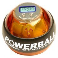 Powerball Gyroscope 250Hz Pro in Amber with RPM Counter