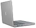 Speck Products MB13AU-SEE-CLR 13-Inch Aluminum Unibody/Black Keyboard See Thru Case for MacBook (Clear)