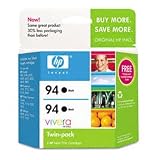 C9350FN (HP94) Inkjet Cartridge, 2/Pk, Black