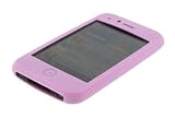 Apple iPhone 3G Lilac Silicone Skin Case Cover with Screen Protector Shield (Not Compatible wth 1st Generation iPhone)