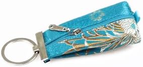 Easybuystore Mini Brocade Change Purses, Key Chain 2pcs Random Assorted Colors
