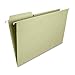 Smead FasTab Hanging File Folder, 1/3-Cut Built-in Tab, Legal Size, Moss, 20 Count (64083)