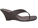 Apt. 9 Serenade Black Leather Thong Wedge Sandals sz 9.5