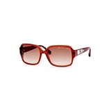 MARC BY MARC JACOBS MJJ 053/S, 053S ZAYS2 ORANGE RED BRICK PLASTIC BROWN GRADIENT LENS SUNGLASSES SHADES