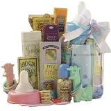 Oh Baby! Giant Baby Bottle Gourmet Food Gift Basket - Girl Pink