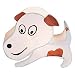 Abercrombie the Puppy NTP Lamp - White and Brown