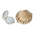 Kingsley Matte Gold Shell 3 Compartment Pill Box
