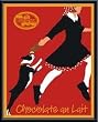 Art Poster Metal Framed Print - Chocolate au Lait - Artist: Johanna Kriesel- Poster Size: 20 X 16