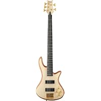 Schecter Stiletto Custom-5 Electric Bass (5 String, Natural Satin)