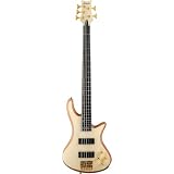 bass guitars Schecter Stiletto Custom 5 Electric Bass 5 String Natural Satin Electronics bass guitars