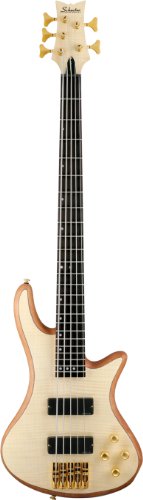 Schecter Stiletto Custom-5 Electric Bass 5 String, Natural Satin