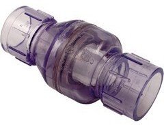 Flo Control Spring Check Valve Clear 1.5