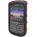 PREMIUM 2 IN 1 BLACK THIN SILICONE WITH RED RUBBERIZED SNAP ON HARD SKIN COVER CASE FOR BLACKBERRY TOUR 9630 ULTIMATE PROTECTION