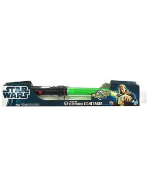 Star Wars Force Tech Qui Gon-Jinn Electronic Lightsaber Toy