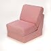 Fun Furnishings Teen Chair, Pink Micro Suede