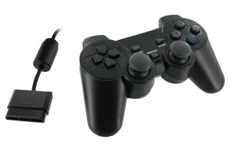 CSL - Gamepad für Playstation 2 / PS2 mit Dual Vibration - Joypad Controller
