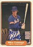 Mike Cubbage, New York Mets Autographed Card