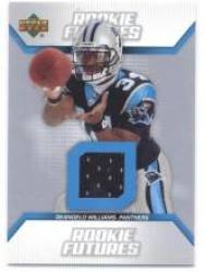 2006 Upper Deck Rookie Futures Jerseys #RFDW DeAngelo Williams - Carolina Panthers (Piece of Authentic Jersey ) (Football Cards)