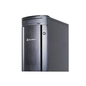 Silverstone Aluminum Front Panel/SECC Structure Micro ATX Mid Tower Computer Case SG04B-F (Black)