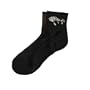 Descente Men's Running  Offroad Sock, Black/Black, Medium