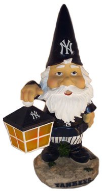 Buy NEW YORK YANKEES SOLAR POWERED LIGHTED GOOD LUCK GARDEN GNOME by Forever Collectibles