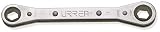 URREA 1191M 7mm X 8mm 6-Point Ratcheting Box End Wrenches [並行輸入品]