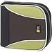Case Logic CSW 32 - Wallet for CD/DVD discs - 32 discs - nylon - lime green