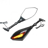 LED motorcycle turn signal mirrors for kz gs cb 650 750 550 Suzuki SV V-Strom RG B-King Bandit GS GSF GSX GSR Metric Naked Bike Honda CBX CBF CM 919 Nighthawk CB 1000R 1300 600F Hornet 400