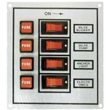 Four Gang Switch Panel by
