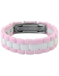 7.5" Ceramic Couture™ Link Bracelet 07.50 Inch ink And White Cb118