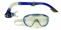 Speedo Glide Mask and Snorkel Set - Blue