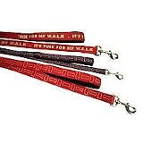 Leash, Red, It's Time Walk, 1x4' ( Eight Pack)
