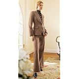 AUSTIN REED PEAK LAPEL MOCHA JACKET at Barrie Pace