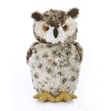 Plush Osmond Horned Owl 8"