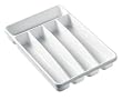 Made Smart Housewares 59917 Small Cutlery Tray, White