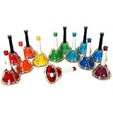 Kidsplay Percussion Handbells/Deskbells Set (13-Note Chromatic, RB117)