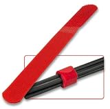 Klett - Kabelbinder, 10 Stück, rot Klett - Kabelbinder, 10 Stück, rot