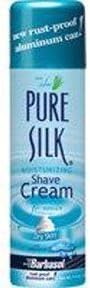 Pure Silk Moisturizing Shave Cream with Aloe for Women, Dry Skin, 9.5 oz