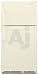 Maytag MTF2142EEQ 21.0 cu. ft. Top-Freezer Refrigerator with SpillMizer Glass Shelves, Humidity-Controlled Crispers, Factory-Installed Ice Maker and Reversible Doors: Bisque