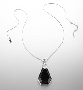 Multi-Faceted Stone Pendant Sparkle Necklace