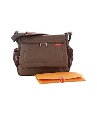 Skip-Hop Messenger Change Bag - Chocolate