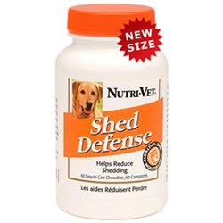 Nutri-Vet&reg; Shed Defense&reg; Chewables with Omegas for Dogs, 60ct