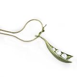 Peapod Three Pearl Necklace by Michael Michaud