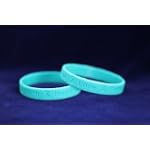Teal Silicone Bracelets (50 per bag)-Adult Size