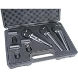 Behringer ULTRAVOICE XM1800S Dynamic Cardioid Vocal Microphones, 3-Pack