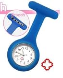 Roh Med Infection control Nurses Mid Blue Silicon  Gel Fob Watch