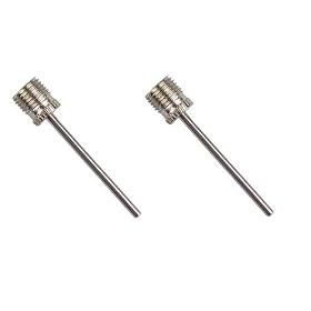 NPC 2mm Standard Needle Inflation Adaptor PACK of 2 + FREE US Style Adaptor