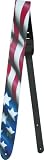 Perri s 2-1/2 Leather Airbrushed Guitar Strap, USA